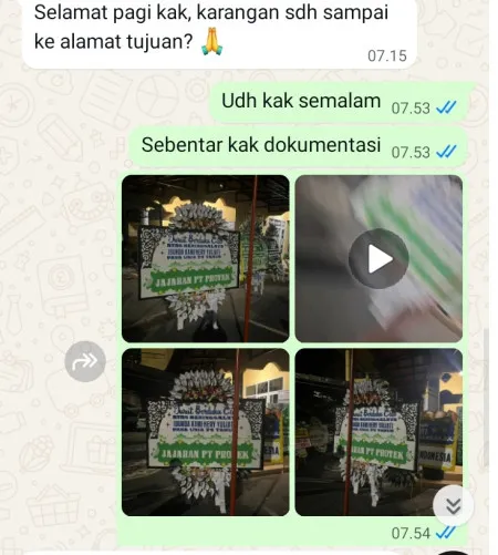 Pengiriman Papan Bunga Selamat Srengseng Sawah