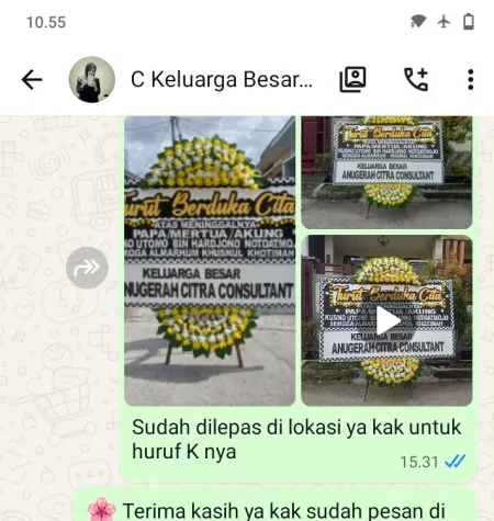 Pengiriman Papan Bunga Duka Srengseng Sawah