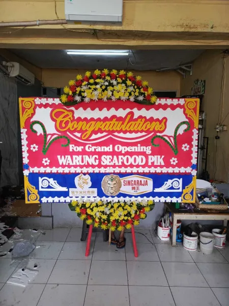Papan Bunga Ucapan Selamat Srengseng Sawah