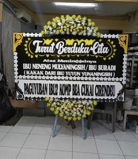 Papan Bunga Duka Srengseng Sawah