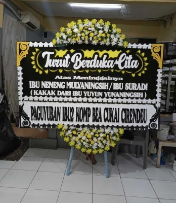 Papan Bunga di Srengseng Sawah